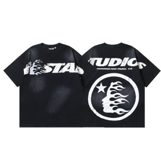 Hellstar Washed Print Short-Sleeve T-Shirt